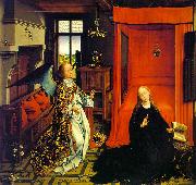 WEYDEN, Rogier van der The Annunciation oil